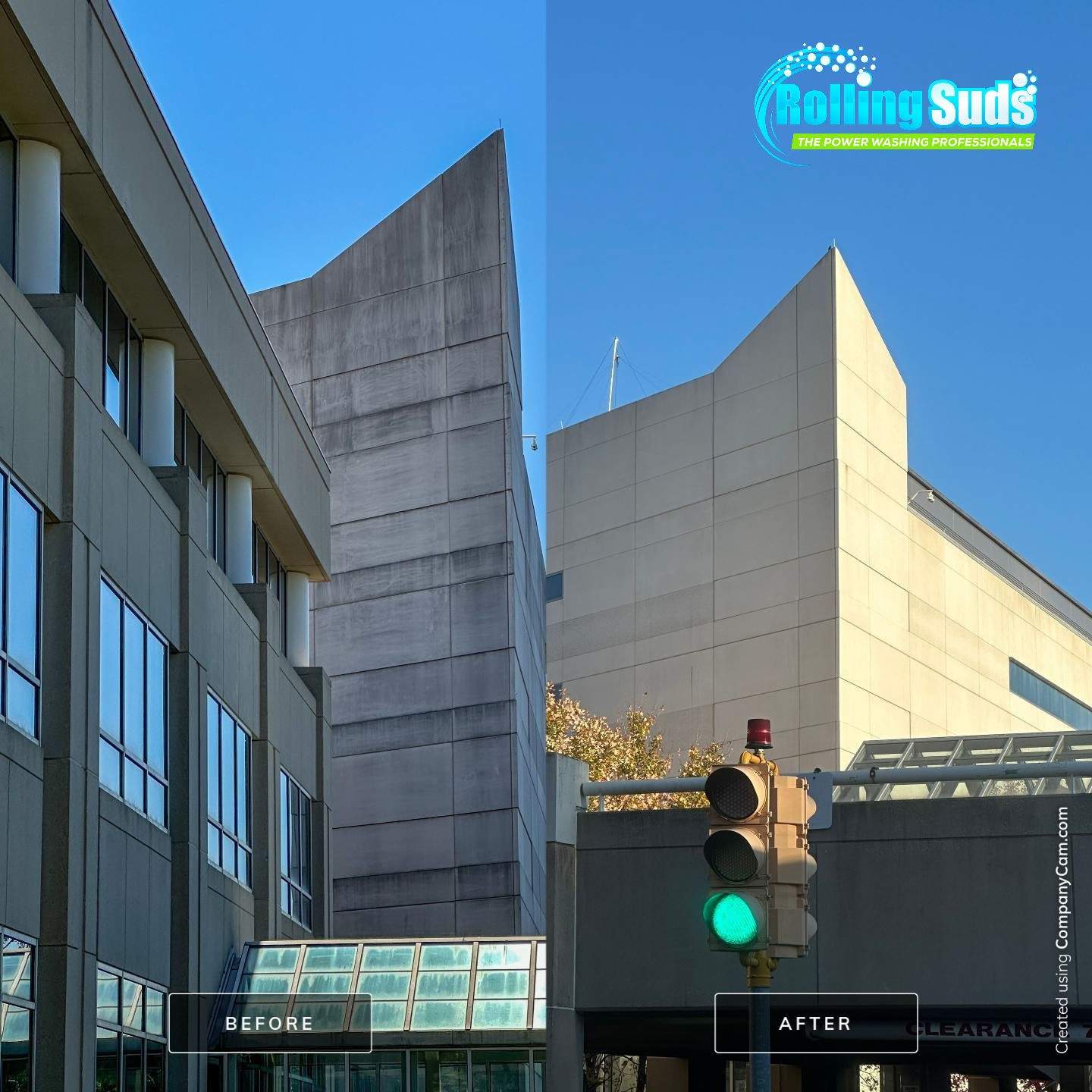 Secure Facility Cleaning before and after