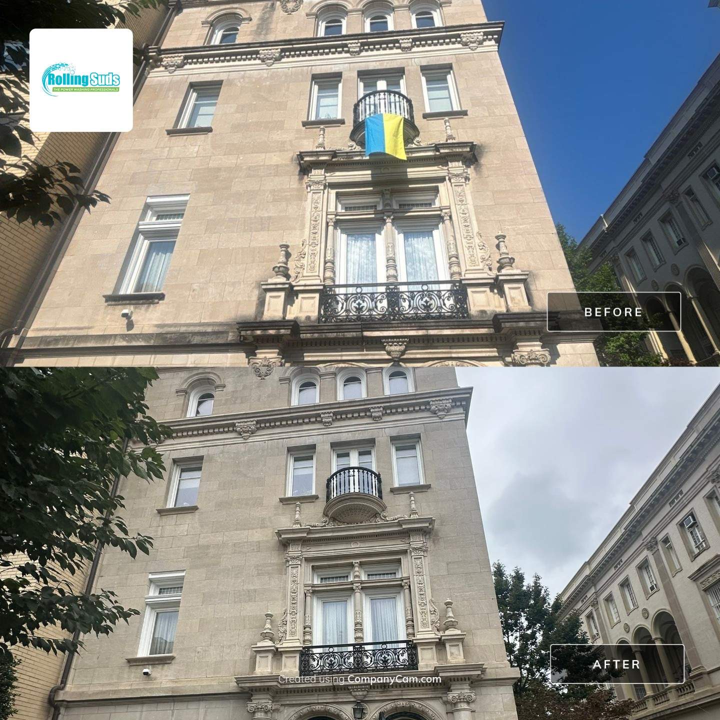 Embassy Facade Cleaning (Washington, DC)