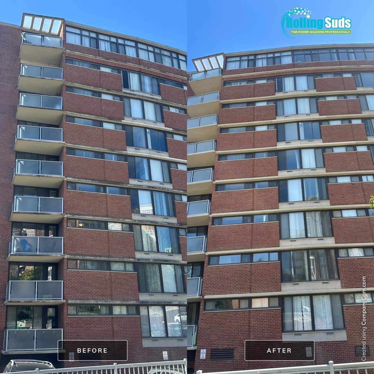 High-Rise Facade Cleaning for Residential Building (Washington, DC)