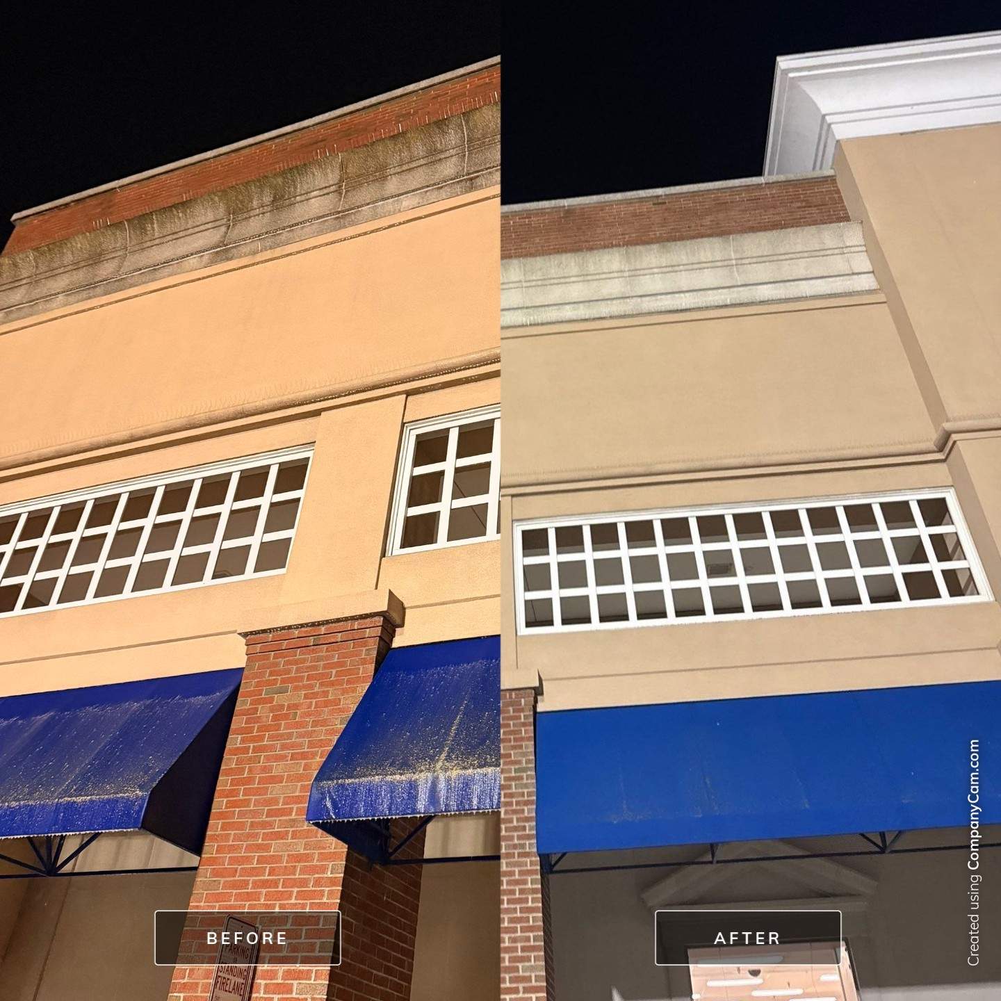 Overnight Exterior Cleaning for Retail-Facing Property (Alexandria, VA)